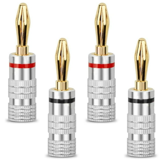Sticker -2 pairs/4 speaker connectors -4mm