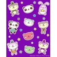 thumbnail image 1 of More Kool Kidz Sticker Album For Girls: 100 Plus Pages For PERMANENT Sticker Collection, Activity Book For Girls, Purple - 8.5 by 11, Book 10, (Paperback), 1 of 1