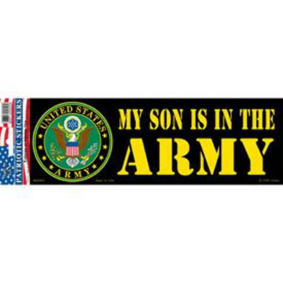 Eagle Emblems BM0042 Sticker - Army My Son - 3.5 x 10 in.