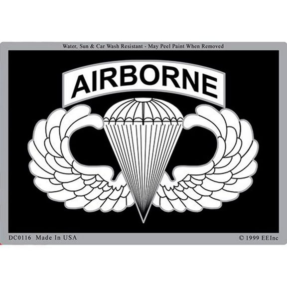 Eagle Emblems DC0116 Sticker - Army Paratrooper, Airborne - 3 x 4.25 in.