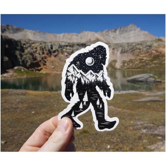 Sticker Art 470182 Sasquatch Sticker Art