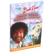 Gina Gold Bob Ross Happy Little Sticker Puzzles Paperback
