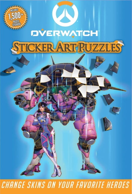 THUNDER BAY PRESS Sticker Art Puzzles: Overwatch Sticker Art Puzzles (Paperback)