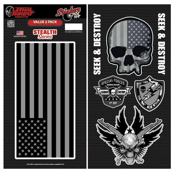 American Flag Sticker Bomb