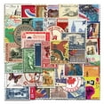 Sticker Book 1000 Vintage Travel City Commemorative Stamp Stickers For