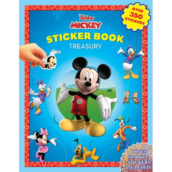 Sticker Book Treasury Disney MM Clubhouse Sticker Book Treasury, (Hardcover)