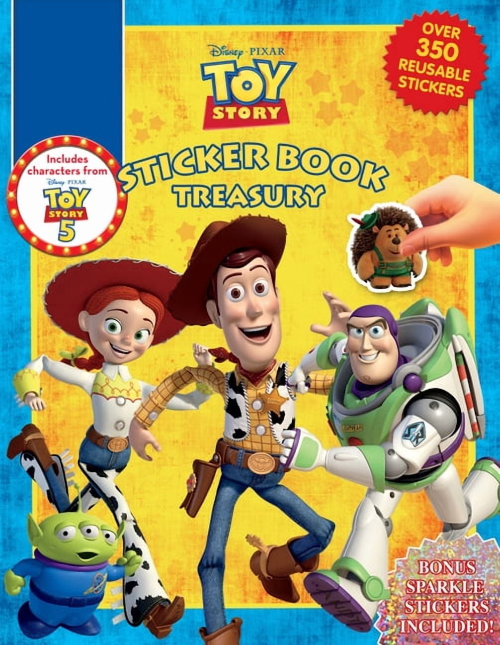 Sticker Book Treasury Disney Toy Story (with 5) Sticker Book Treasury, (Hardcover)