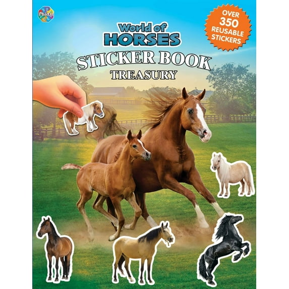 Sticker Book Treasury Horses & Ponies Sticker Book Treasury, (Hardcover)