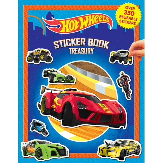 Sticker Book Treasury Hot Wheels Sticker Book Treasury, (Hardcover)