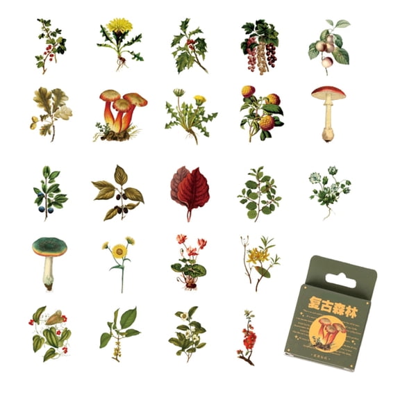 Sticker Booklet, Artistic Decorative Sticker for Scrapbooking, Journaling, Art Craft, Album, Bullets Journaling, Journal