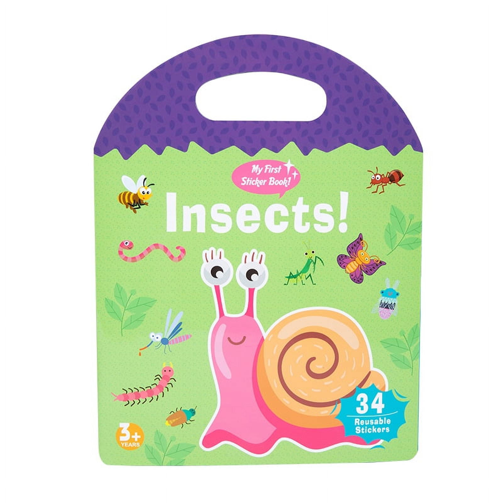 Sticker Books for Kids 24, Reusable Sticker Book Farm, Ocean and Animals Theme Activity Books