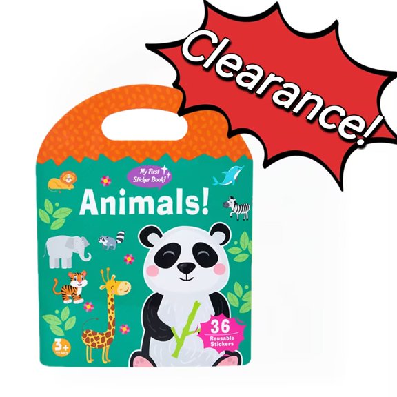 Sticker Books for Toddlers 2-4 Years, Reusable Sticker Book for Kids, Toddler Sticker Book Ages 1-3, Children's Early Education Stickers Birthday Gifts