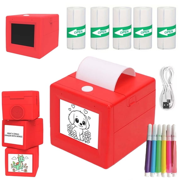 Sticker Box Printer, Smart AI Voice Sticker Maker Machine, Portable ...