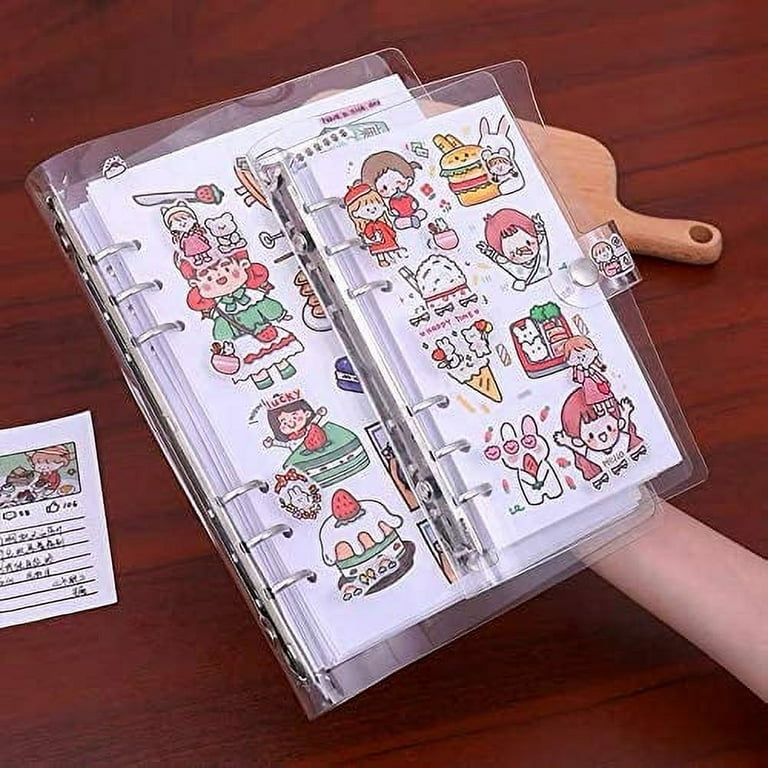 40 Sheets A6 PP Reusable Collecting Album for Collecting Stickers