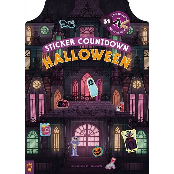 Sticker Countdown Sticker Countdown: Halloween, (Hardcover)