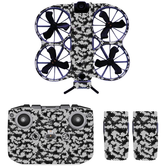 Sticker Decal Kit for DJI Neo 2, Protective Skin Sticker DIY Anti-Scratch Protective Film Accessory for DJI Neo2 Drone and Controller, Batteries