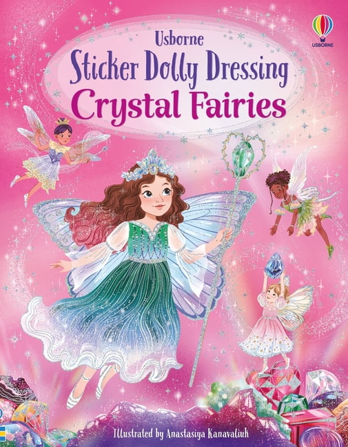 Sticker Dolly Dressing Crystal Fairies, (Paperback)