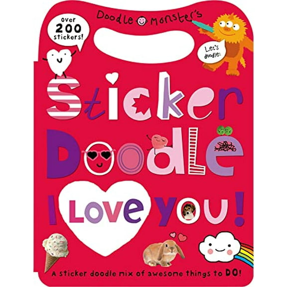 Pre-Owned Sticker Doodle I Love You: Awesome Things to Do, with Over 200 Stickers Paperback