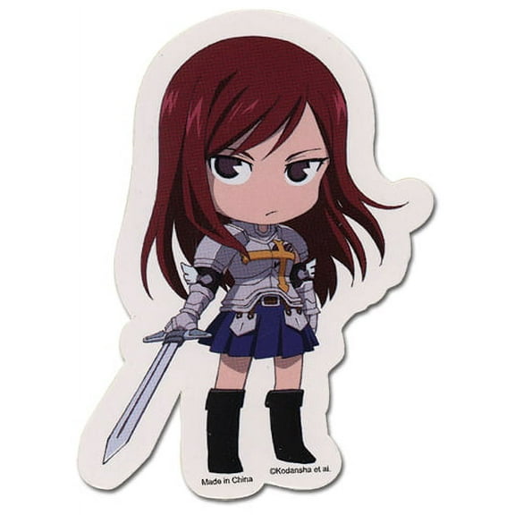 Sticker - Fairy Tail - New SD Erza Chibi Toys Gifts Anime Licensed ge55114