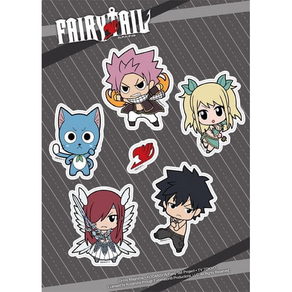 Fairy Tail Group Sticker Set - Anime
