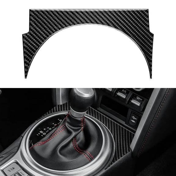 Sticker For Toyota GT86 Subaru BRZ 2012-2020 Car Gear Shift Panel Cover Protector Interior Trim Real Carbon Fiber Accessories.