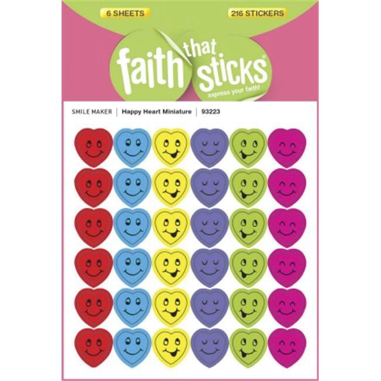 Sticker - Happy Heart Miniatures 6 Sheets