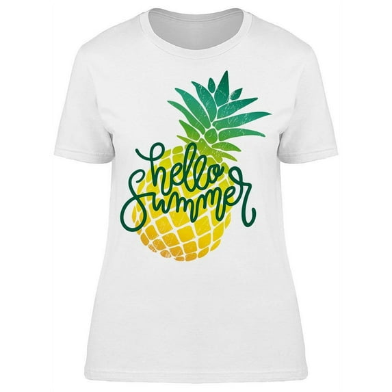 Sticker. Hello Summer T-Shirt Women -Image by Shutterstock, Female x-Large