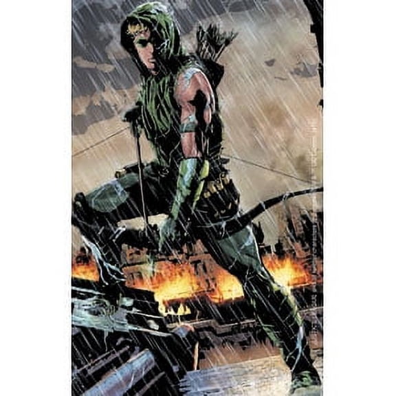 Sticker - Justice League - Green Arrow Rain New Toys Licensed s-dc-0174