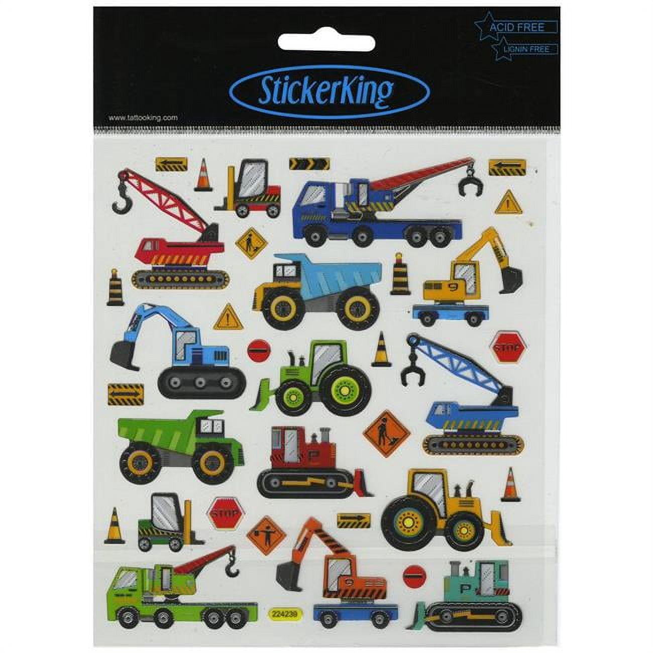 Sticker King Stickers-Construction - Walmart.com