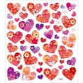 thumbnail image 1 of Sticker King Stickers-Hearts With Patterns, 1 of 1