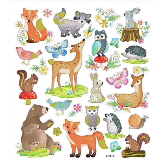 Sticker King Stickers-Woodsy Creatures