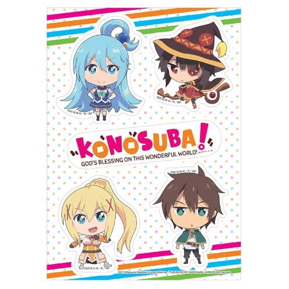 Sticker - Konosuba - New SD Character Set Toy Licensed ge55571