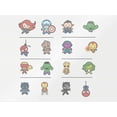 thumbnail image 1 of Sticker Label Tags - Superhero Kawaii Stickers, Pack of 4, Waterproof Stickers for Car Decals, Window, Wall, Laptop, Perfect for Kids and Adults (4, 67A2), 1 of 2