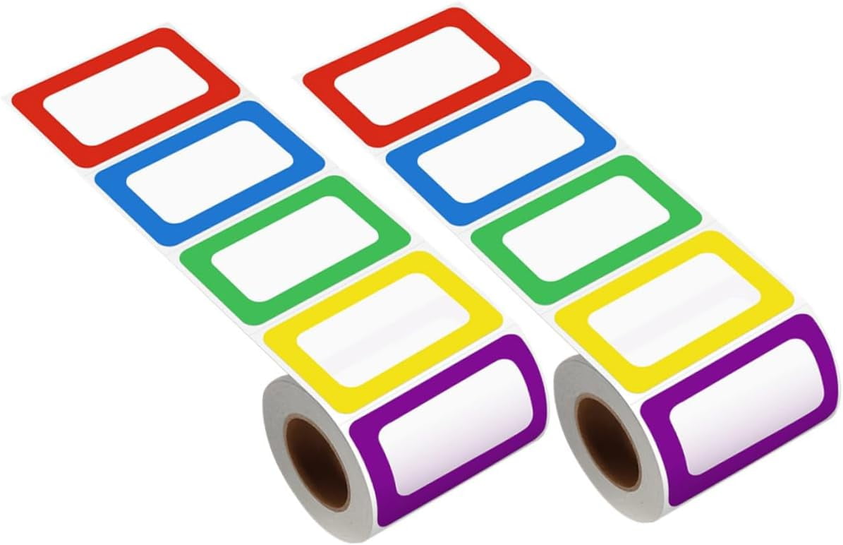 Sticker Labels 2 Rolls Writable Name Tags Name Tag Sticker Name Tag