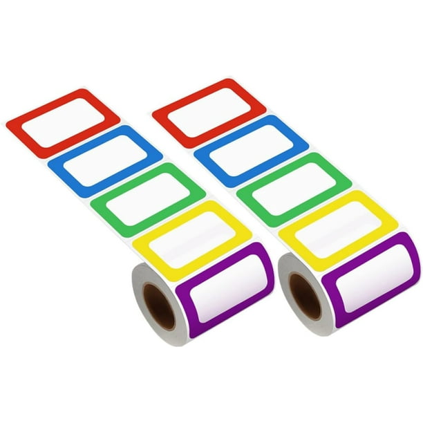 Sticker Labels 2 Rolls Writable Name Tags Name Tag Sticker Name Tag Labels Adhesive Notes