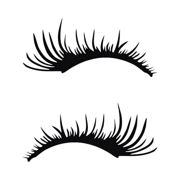 Sticker Lash Stickers Car Headlight Eyelashes 3D Auto Reflective Vinyl Decorative for