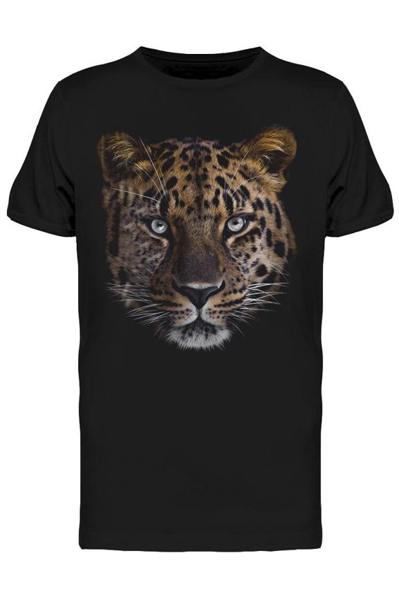 Sticker: Leopard Face T-Shirt Men -Image by Shutterstock, Male Small
