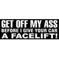 thumbnail image 2 of Funny 'Ass Tracker' Vinyl Decal Sticker – 22 X 5 Inches – For Cars, Boats, Trucks 2 of 5