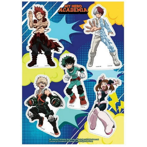 Sticker - My Hero Academia - Group Hero Costume #3 Set New ge55801