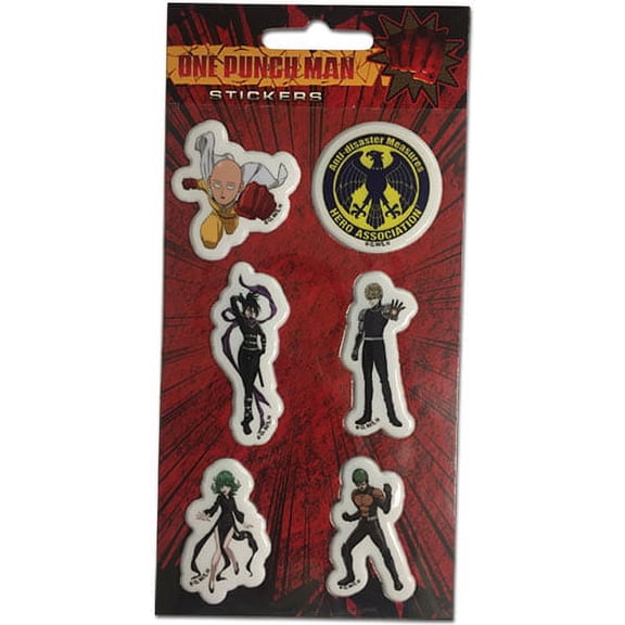 Sticker - One Punch Man - New Character Set Toy Licensed ge55499