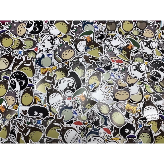 Sticker Pack My Neighbor Totoro Pack of 30 Die Cut Stickers (Removable Adhesive)