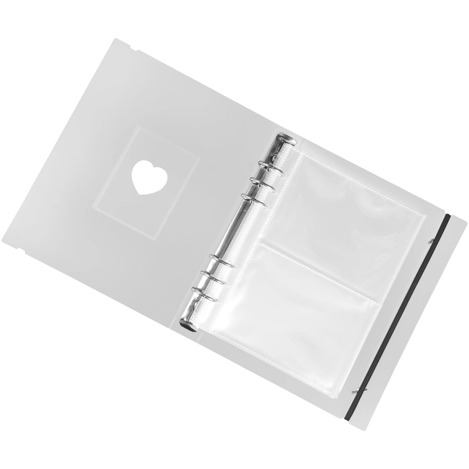Sticker Postcard Sleeves Id Holder Clip Photo Sleeves Pages 6ring Photo Sleeves Loose Leaf Card