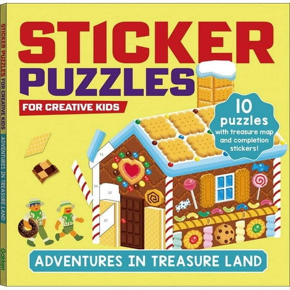 Sticker Puzzles Sticker Puzzles; Adventures in Treasureland: For Creative Kids, Book 2, (Paperback)