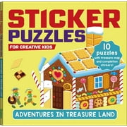 Sticker Puzzles Sticker Puzzles; Adventures in Treasureland For Creative Kids, Book 2, Paperback