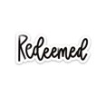 thumbnail image 1 of Sticker | Redeemed | Pink  Grey, 1 of 10