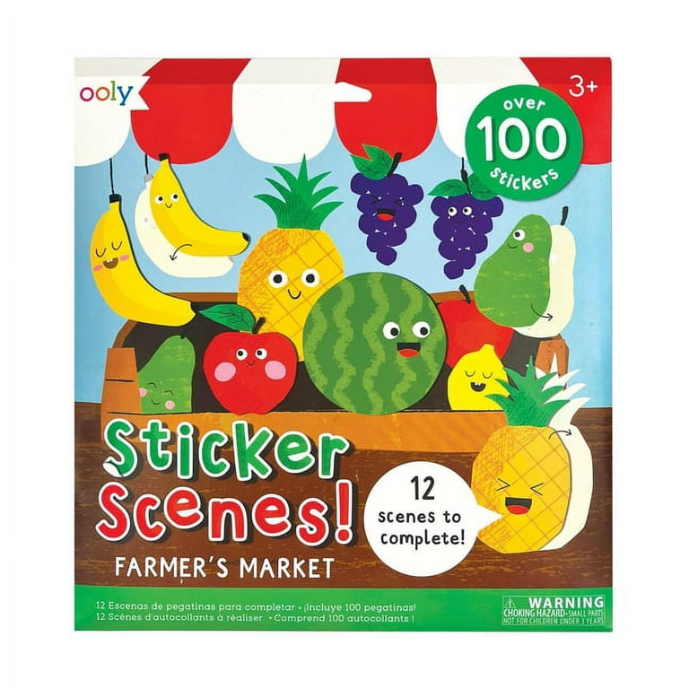 sticker scenes! - farmer's market sticker scenes! - farmer's market