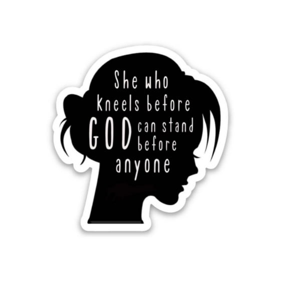 Sticker | She Who Kneels Before God