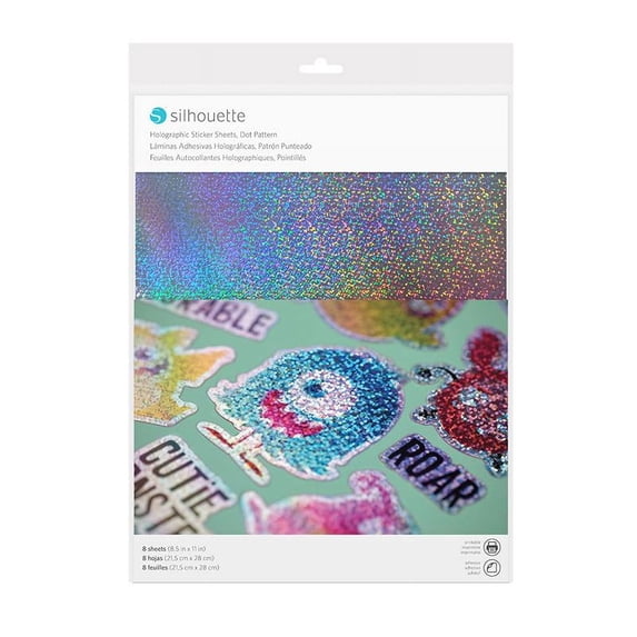 Sticker Sheets - Holographic Dots