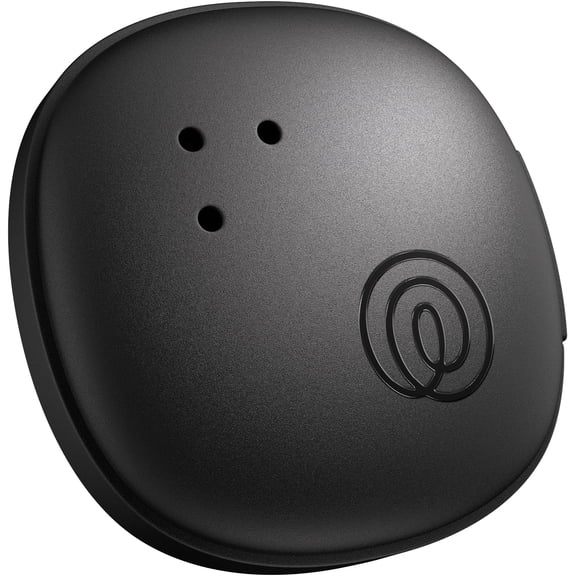 Sticker - Small Bluetooth Tracker, Remote Finder and Item Locator for Bikes, Glasses and More. Both iOS and Android Compatible. Phone Finder. 1-Pack (Black)