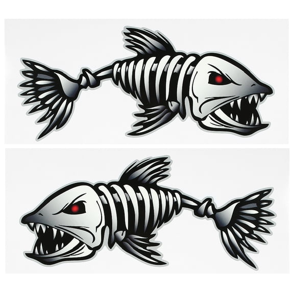 Sticker,Stickers Fish Stickers Mouth Stickers Fish 2 Pieces Fish Mouth Stickers Qudai Canoe 2 Pcs Stickers Huiop 2